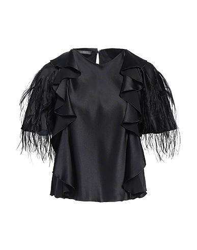 ALBERTA FERRETTI Silk top Black 100% Silk