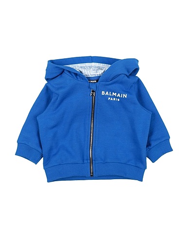 BALMAIN Sweatshirt BLU 100% Baumwolle