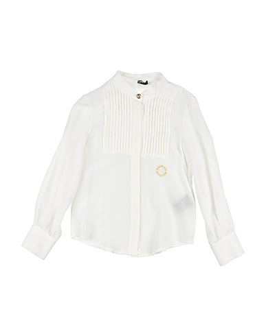 BALMAIN Solid colour shirts & blouses White 100% Silk