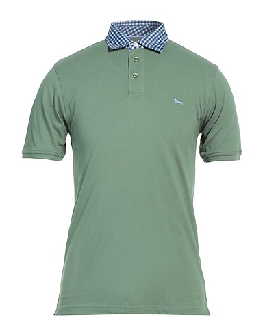 HARMONT & BLAINE Polo shirt Green 100% Cotton