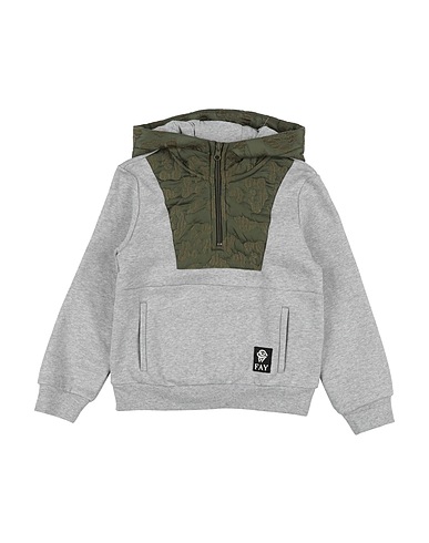 FAY Sweatshirt Grau 100% Baumwolle, Polyamid