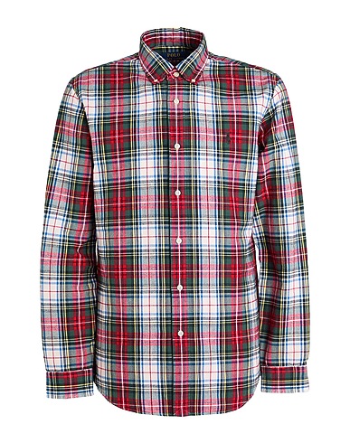 POLO RALPH LAUREN Checked shirt Red 100% Cotton
