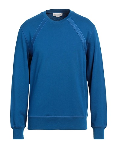 MCQUEEN Sweatshirt BLU 100% Cotton, Polyester, Elastane