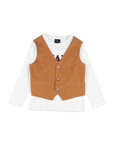 FAY T-shirt White 100% Cotton, Wool, Polyamide, Polyester