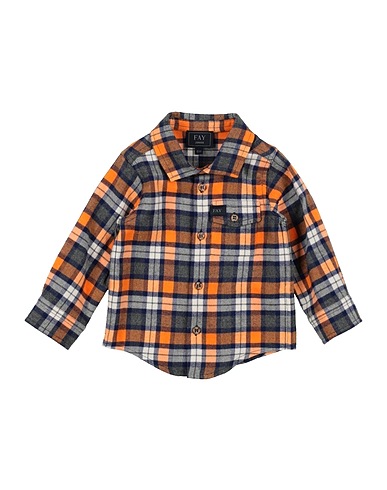FAY Patterned shirt Mandarin 100% Cotton