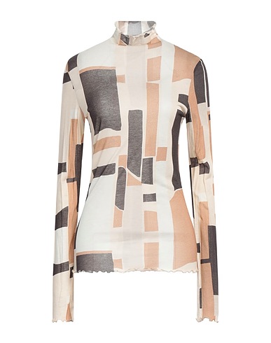 ALYSI T-shirt CRÈME Beige 80% Modal, 20% Wool