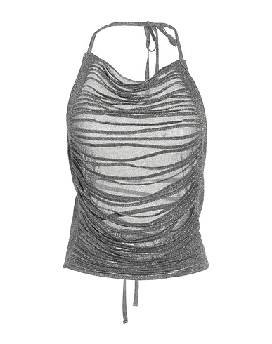CIRCUS HOTEL Top Argent 70% Viscose, 30% Polyester