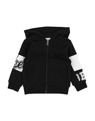 ICEBERG Hooded track jacket  Black 85% Cotton, 15% Polyester