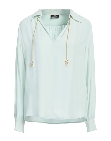 ELISABETTA FRANCHI Top Light green 100% Viscose