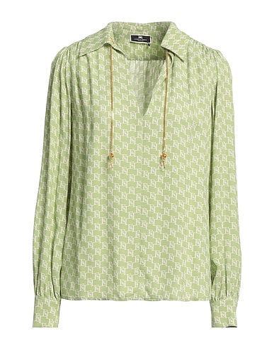 ELISABETTA FRANCHI Top Sage green 100% Polyester