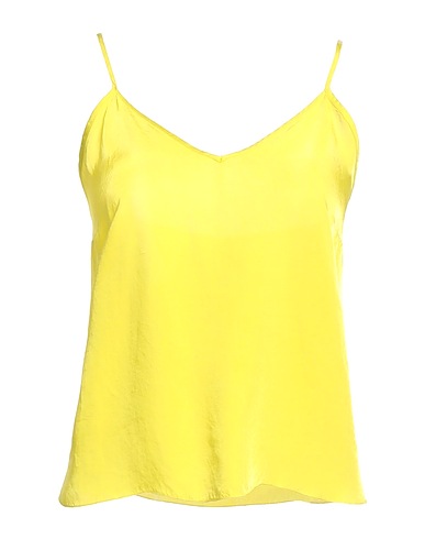 ALESSIA SANTI Camisole Verde lime 57% Viscosa, 43% Cupro
