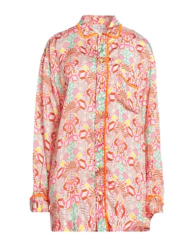 FORTE_FORTE Patterned shirts & blouses Fuchsia 60% Viscose, 40% Cupro