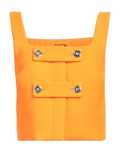 VERSACE Top Orange 100% Polyester