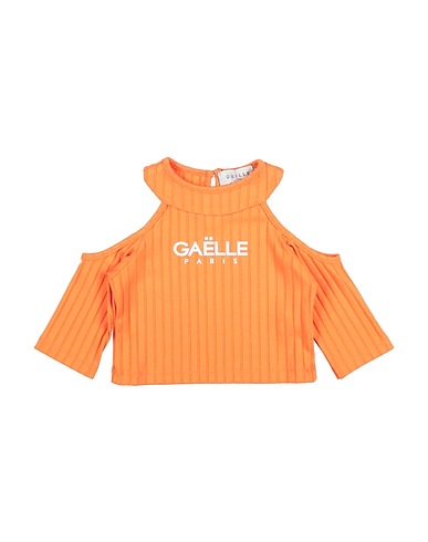 GAëLLE Paris T-shirt Orange 66% Viscose, 31% Polyester, 3% Elastane