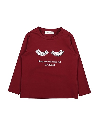 VICOLO T-shirt GIRL Bordeaux 93% Cotone, 7% Elastan