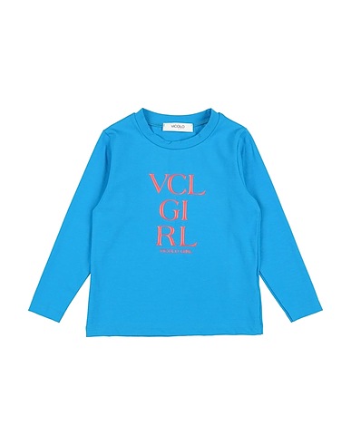 VICOLO T-shirt GIRL Azzurro 93% Cotone, 7% Elastan