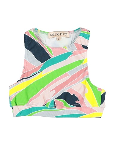PUCCI Top Grün 92% Polyamid, 8% Elastan