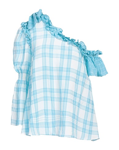 VIVETTA Top Sky blue 100% Cotton