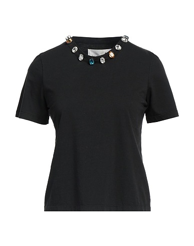 FORTE_FORTE T-shirt Nero 100% Cotone