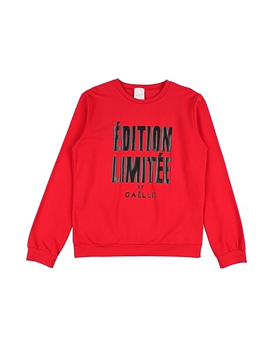GAëLLE Paris Sweatshirt Red 95% Cotton, 5% Elastane