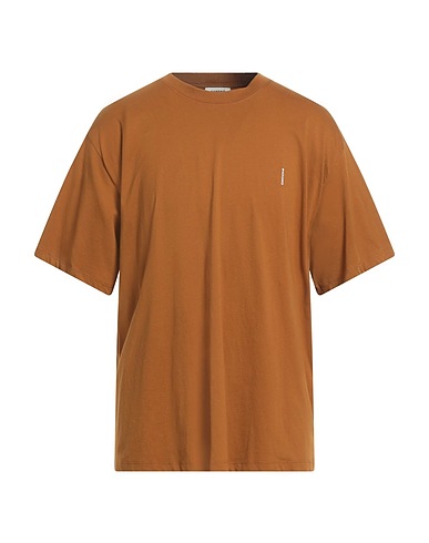 SANDRO T-shirt Cammello 100% Cotone, Elastan