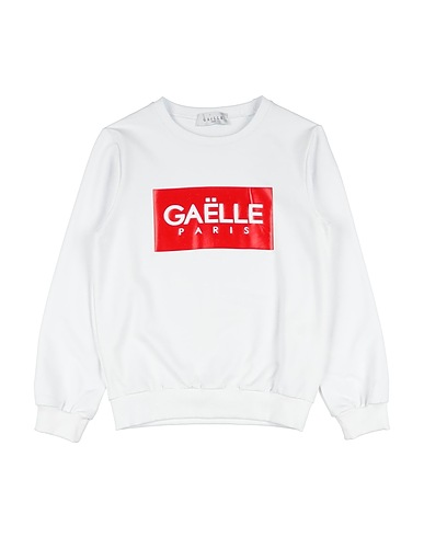 GAëLLE Paris Sweatshirt White 96% Cotton, 4% Elastane