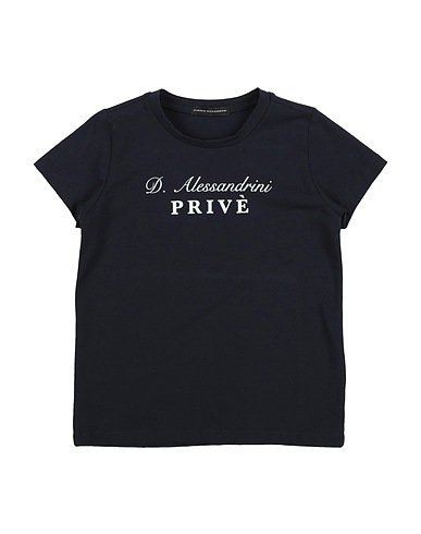 DANIELE ALESSANDRINI T-Shirt Nachtblau 95% Baumwolle, 5% Elastan