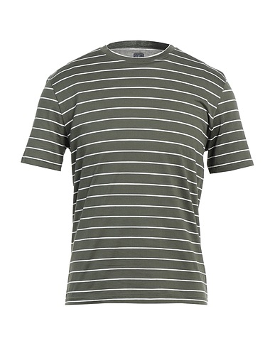 FEDELI T-shirt Military green 100% Cotton