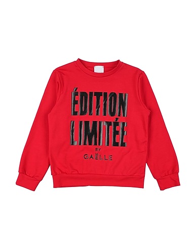 GAëLLE Paris Sweatshirt Red 95% Cotton, 5% Elastane