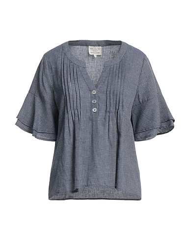 ALESSIA SANTI Top Blue 70% Cotton, 30% Linen