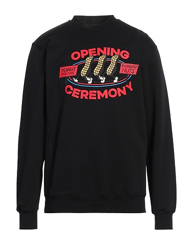 OPENING CEREMONY Sweatshirt Black 100% Cotton, Elastane