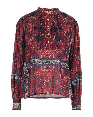 ANTIK BATIK Top Burgundy 100% Cotton