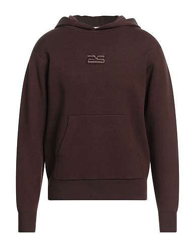 SANDRO Sweater Chocolate brown 66% Viscose, 26% Polyester, 7% Polyamide, 1% Elastane