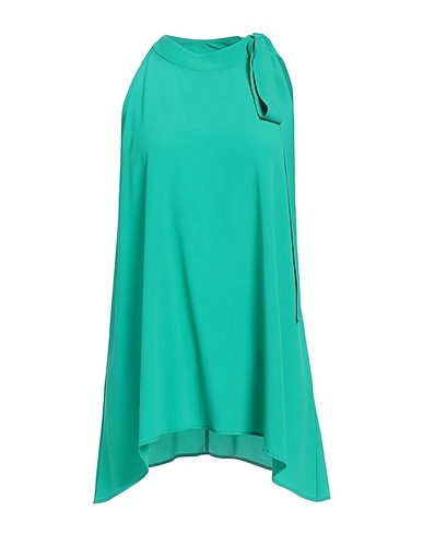 1-ONE Top Green 69% Acetate, 31% Silk
