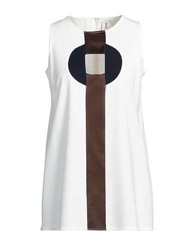 1-ONE Top Bianco 65% Viscosa, 30% Poliammide, 5% Elastan