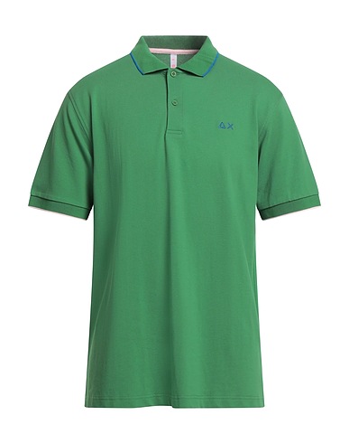 SUN 68 Poloshirt Grün 95% Baumwolle, 5% Elastan