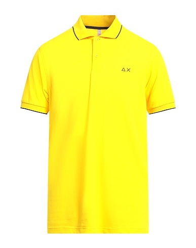 SUN 68 Poloshirt Gelb 95% Baumwolle, 5% Elastan