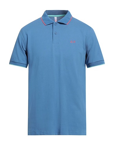 SUN 68 Poloshirt Taubenblau 95% Baumwolle, 5% Elastan