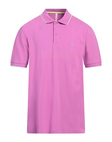 SUN 68 Poloshirt Malve 95% Baumwolle, 5% Elastan