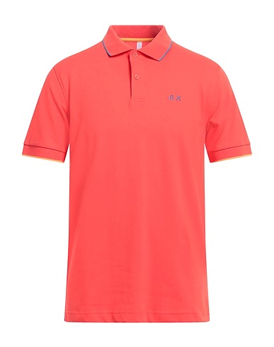 SUN 68 Poloshirt Tomatenrot 95% Baumwolle, 5% Elastan