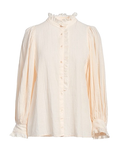 ANTIK BATIK Solid color shirts & blouses Cream 100% Cotton
