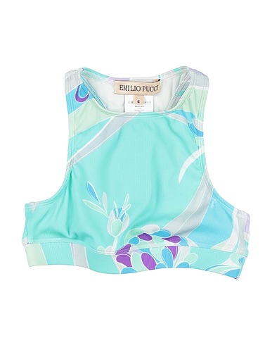 PUCCI Top Verde chiaro 92% Poliammide, 8% Elastan