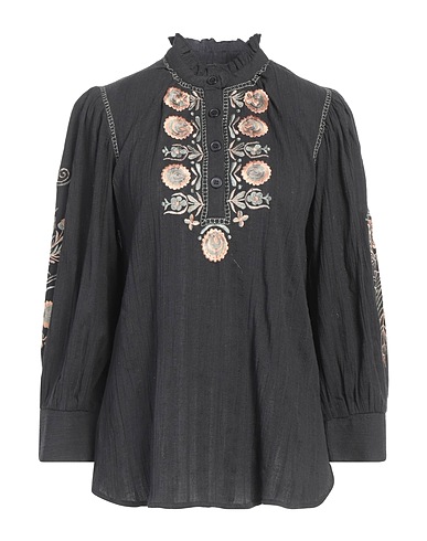 ANTIK BATIK Top Black 100% Cotton