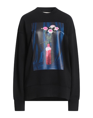 MSGM Sweatshirt Black 100% Organic cotton