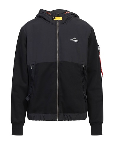 PARAJUMPERS Hoodie Schwarz 86% Baumwolle, 14% Polyester, Polyamid