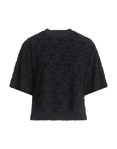 MOSCHINO T-shirt Black 80% Cotton, 20% Polyester, Elastane