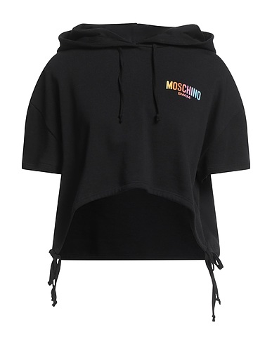 MOSCHINO Hooded sweatshirt Black 100% Cotton