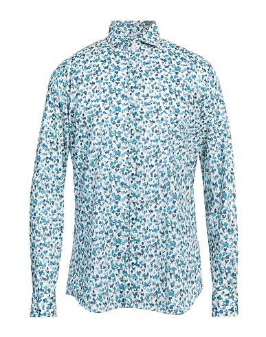 CELLINI Patterned shirt White 100% Cotton