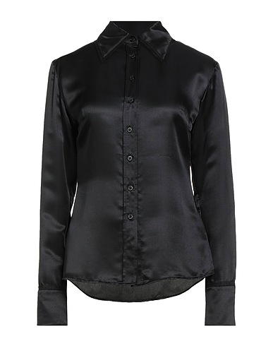ACNE STUDIOS Solid colour shirts & blouses Black 75% Viscose, 25% Silk