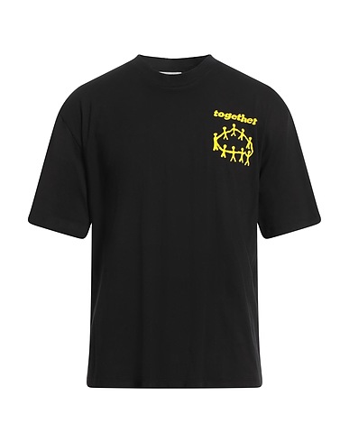 SANDRO T-shirt Nero 100% Cotone